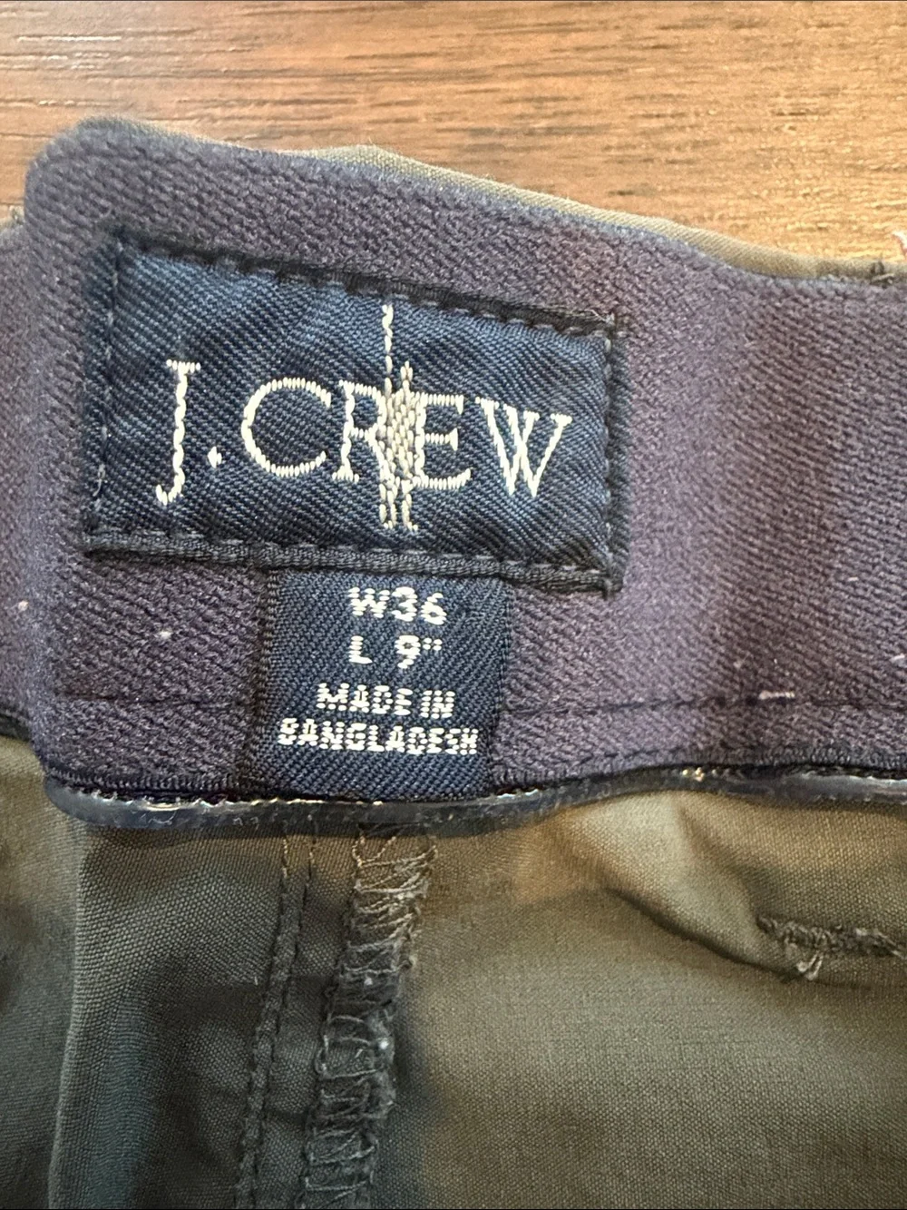 J. Crew 9” Tech Short in Gray Size 36 - C10-046